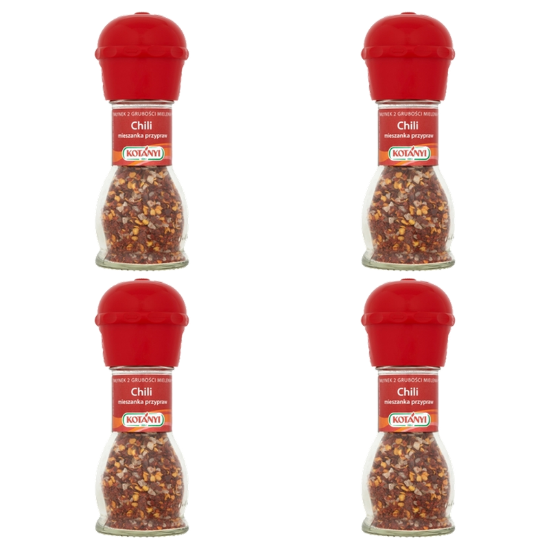 Kotanyi Młynek Chili mieszanka przypraw 35g X4